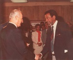 With the president of Turkey - 1985   - Turkey