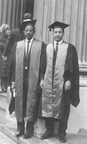 With Dr. Abdelaal in front of the Royal College of Surgeons - London - May 1965