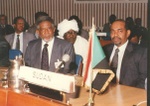 With president Basheer - IGAD meeting - 1993 - Ethiopia