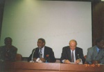 With X minister of foreign affairs Sahlool and Sudanese ambassadors in Europe - 1994