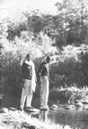 During the tour of Professor Cunningham of the royal college of surgeons of England - 1966 - Jebel-Marra - Darfur